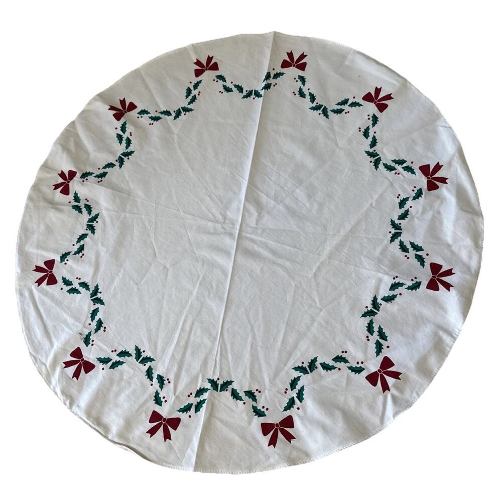 American Girl Kit table cloth ONLY from Kit's holiday baking set‎ Christmas
